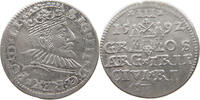 RIGA 3 GRÖSCHER Sigismund III. 1587-1632. -