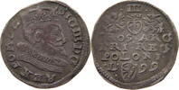 POLAND TROJAK 3 GROSZE GROSCHEN GRÖSCHER Sigismund III (1587-1632) -