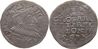 POLAND TROJAK 3 GROSZE GROSCHEN GRÖSCHER Sigismund III (1587-1632) -