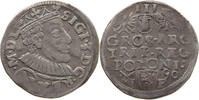 POLAND TROJAK 3 GROSZE GROSCHEN GRÖSCHER Sigismund III (1587-1632) -