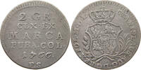 POLAND 2 GROSZE GROSCHEN Stanislaus Augustus Poniatowski -