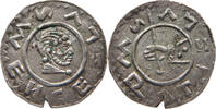 BOHEMIA DENAR Vratislav II. As duke, 1061-1092. AR Denar -