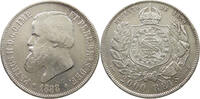 BRAZIL 2000 REIS Pedro II. 1831 - 1889 -