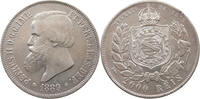 BRAZIL 2000 REIS Pedro II. 1831 - 1889 -