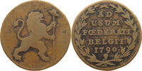 HAUS HABSBURG 2 LIARDS Leopold II. (1790 - 1792) - Brabanter Aufstand -