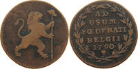 HAUS HABSBURG 2 LIARDS Leopold II. (1790 - 1792) - Brabanter Aufstand -