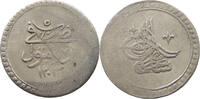 TURKEY OTTOMAN 2 KURUS 1203/5 Selim III. (1789-1807) SS-
