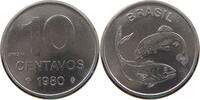 BRAZIL 10 CENTAVOS BRAZIL 10 CENTAVOS 1980 PROVA PATTERN -