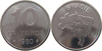 BRAZIL 10 CRUZEIROS BRAZIL 10 CRUZEIROS 1980 PROVA PATTERN -