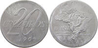 BRAZIL 20 CRUZEIROS BRAZIL 20 CRUZEIROS 1965 MINTING ERROR LIGHTER 1.7G -