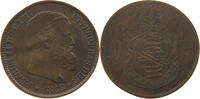 BRAZIL 20 REIS BRAZIL 20 REIS 1868 MINTING ERROR WEAK STRUCK -