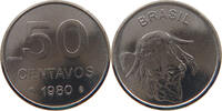 BRAZIL 50 CENTAVOS BRAZIL 50 CENTAVOS 1980 PROVA PATTERN -