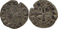 CRUSADER ANTIOCH DENIER BOHEMOND III. 1163-1201. -