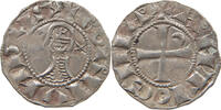 CRUSADER ANTIOCH DENIER BOHEMOND III. 1163-1201. -