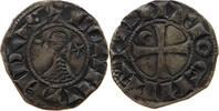 CRUSADER ANTIOCH DENIER BOHEMOND III. 1163-1201. -