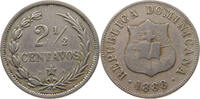 DOMINICAN REPUBLIC 2 1/2 CENTAVOS -