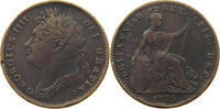 Großbritannien Farthing George IV, 1820-1830. -