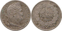 FRANCE 1/4 FRANC LOUIS PHILIPPE I. (1830-1848) -