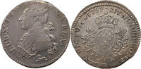 FRANCE 1/5 ECU Louis XVI. (1774-1793) OFF-CENTER -