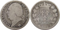 FRANCE 2 FRANCS LOUIS XVIII. (1814, 1815-1824) -