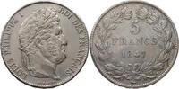 Frankreich 5 Francs Louis Philippe 1830-1848. -