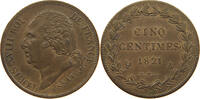 FRANCE 5 CENTIMES LOUIS XVIII. (1814, 1815-1824) ESSAI -