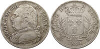 FRANCE 5 FRANCS 1814 M LOUIS XVIII. (1814, 1815-1824) SS