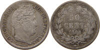 FRANCE 50 CENTIMES LOUIS PHILIPPE I. (1830-1848) -