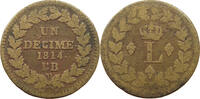 FRANCE DECIME LOUIS XVIII. (1814, 1815-1824) -