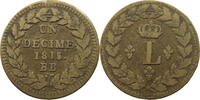 FRANCE DECIME LOUIS XVIII. (1814, 1815-1824) -