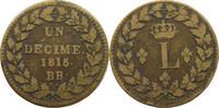 FRANCE DECIME LOUIS XVIII. (1814, 1815-1824) -