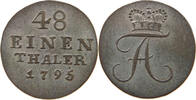 Anhalt-Bernburg 1/48 Taler Friedrich Albrecht 1765-1796 -