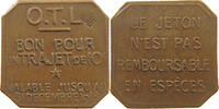 FRANCE JETON Lyon, O.T.L. Bon Pour Un Trajet De 10 Centimes jeton -