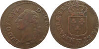 FRANCE SOL Louis XVI. (1774-1793) OFF-CENTER -