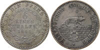 Anhalt-Bernburg 1/6 taler Alexander Carl 1834-1863. -