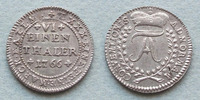 Anhalt-Zerbst 1/6 taler Friedrich August, 1751-1793