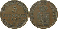 Anhalt-Dessau 3 pfennig Leopold Friedrich 1817-1871 -
