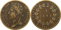 FRANCE COLONIES 5 CENTIMES Charles X. (1824-1830) -