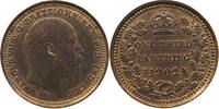 GREAT BRITAIN 1/3 FARTHING Edward VII., 1901 - 1910 -