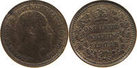 GREAT BRITAIN THIRD FARTHING Edward VII., 1901 - 1910 -