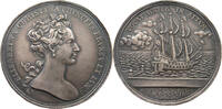 BRAUNSCHWEIG UND LÜNEBURG Silbermedaille Ludwig Rudolf 1707-1735 1707. Auf die Reise seiner Tochter Elisabeth Christine -