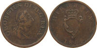 IRELAND 1/2 PENNY GEORGE III. 1760-1820 -