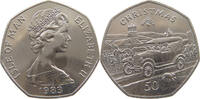 ISLE OF MAN 50 PENCE CHRISTMAS -