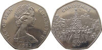 ISLE OF MAN 50 PENCE CHRISTMAS -