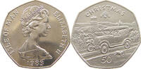 ISLE OF MAN 50 PENCE CHRISTMAS -