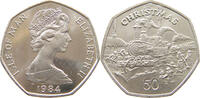 ISLE OF MAN 50 PENCE CHRISTMAS -
