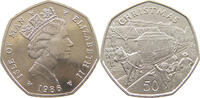 ISLE OF MAN 50 PENCE CHRISTMAS -