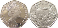 ISLE OF MAN 50 PENCE CHRISTMAS -