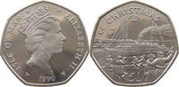 ISLE OF MAN 50 PENCE CHRISTMAS -