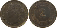 MAURITIUS 2 CENTS Victoria 1837-1901 -